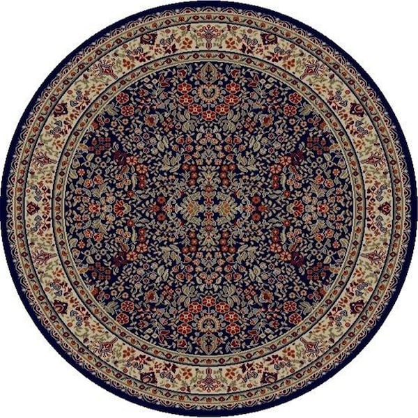 Concord Global 9 ft. 3 in. x 12 ft. 6 in. Jewel Sarouk - Navy 41148 - main